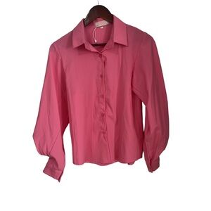 C+D+M Women's Pink Button-Down Shirt